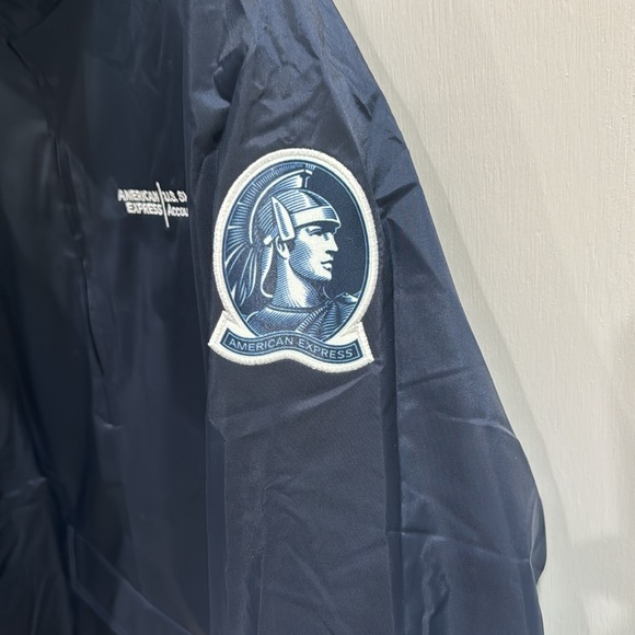 American Express Logo - Rain coat pullover 1/4 zip size 2XL - Picture 3 of 6